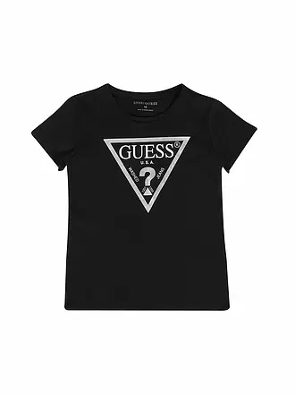 GUESS | T-shirt pour fille | schwarz